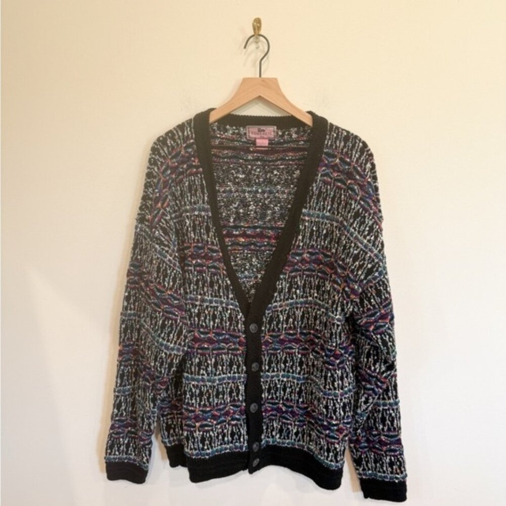 Vintage Colorful Cardigan size Large